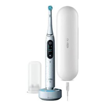 Oral-B iO™ Series 10 Stardust White elektromos fogkefe, fehér szín 