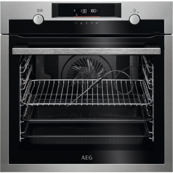 AEG BPE558370M SteamBake pirolitikus beépíthető sütő, 71L, 59.5x56.7x59.4 cm, inox 