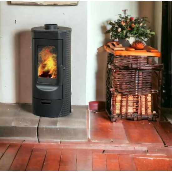 Warnex Plamen Tara öntvény kandalló, 6kW, fekete szín 