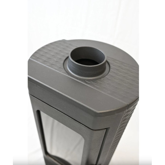 Warnex Plamen Tara öntvény kandalló, 6kW, fekete szín 