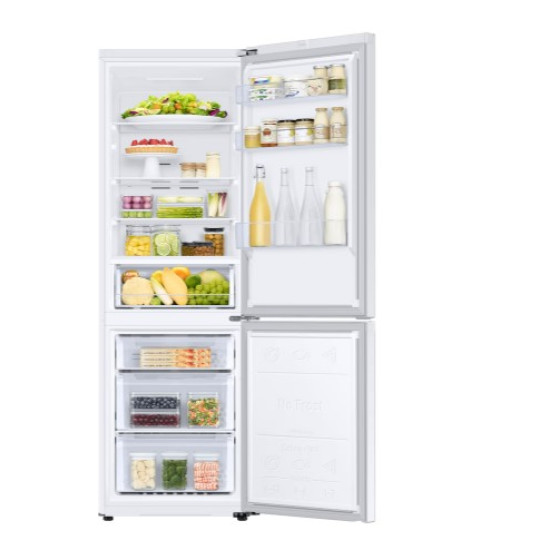 Samsung RB34T670DWW/EF No Frost alulfagyasztós kombinált hűtőszekrény, 230/114L, Digitális Inverter Kompresszor, 59.5x65.8x185.3 cm 