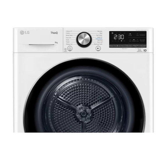 LG RH90V9AV2N hőszivattyús szárítógép, 9 kg, Wifi, inverter motor, 60x66x85 cm