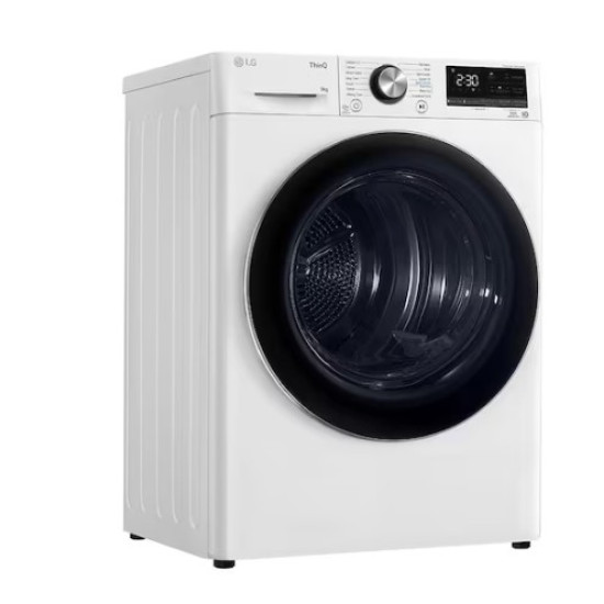 LG RH90V9AV2N hőszivattyús szárítógép, 9 kg, Wifi, inverter motor, 60x66x85 cm