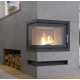 Nordflam Roten jobbos beépíthető kandallóbetét 11kW-os