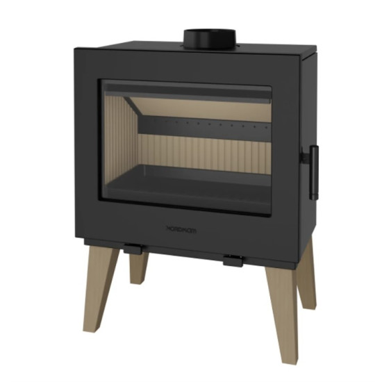 Nordflam Skane kandalló fa lábakkal 9kW