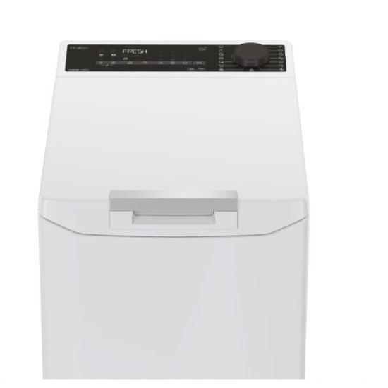 Haier THASN466TM4-S felültöltős mosógép, 6 kg, inverter motor, 1400 fordulat , Wifi, gőz, 40.5x60x86 cm