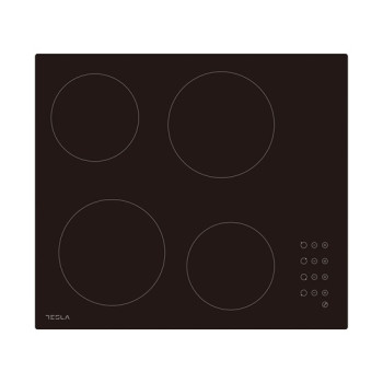 Tesla HV6402MB beépíthető kerámialap, 52x59x5.5 cm, fekete szín 