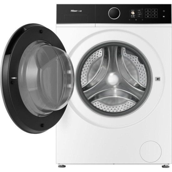 Hisense WF5I1045BWQ elöltöltős mosógép, 10.5 kg, Wifi, gőz,59.5x55x84.5 cm