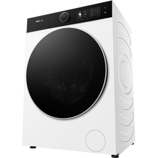 Hisense WF5I1045BWQ elöltöltős mosógép, 10.5 kg, Wifi, gőz,59.5x55x84.5 cm