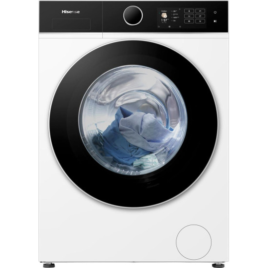 Hisense WF5I8043BWF elöltöltős mosógép, 8 kg, Wifi, gőz,59.5x47x84.5 cm
