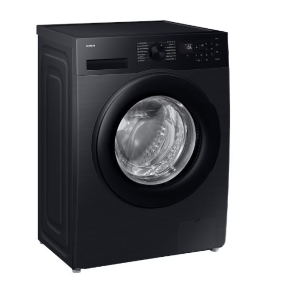 Samsung WW90DG5G34ABLE elöltöltős mosógép, 9 kg, inverter motor, Wifi, gőz, 60x48x85 cm, fekete szín 