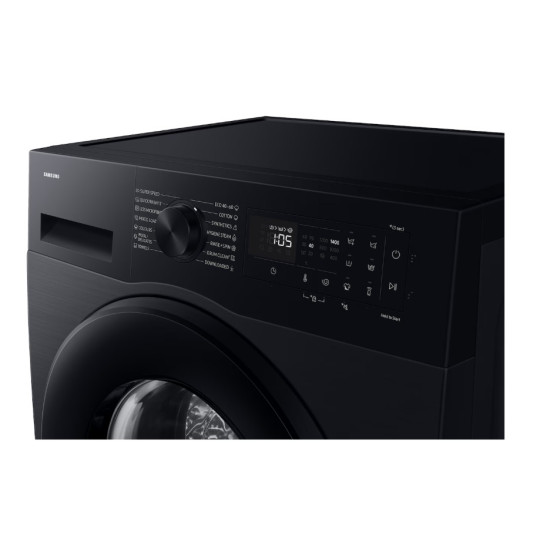 Samsung WW90DG5G34ABLE elöltöltős mosógép, 9 kg, inverter motor, Wifi, gőz, 60x48x85 cm, fekete szín 