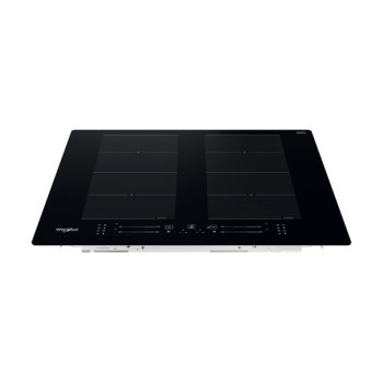 Whirlpool WF S8865 NE beépíthető indukciós kerámialap, 65x51x5.4 cm, fekete szín