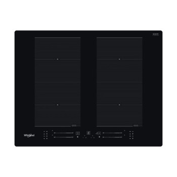 Whirlpool WF S8865 NE beépíthető indukciós kerámialap, 65x51x5.4 cm, fekete szín