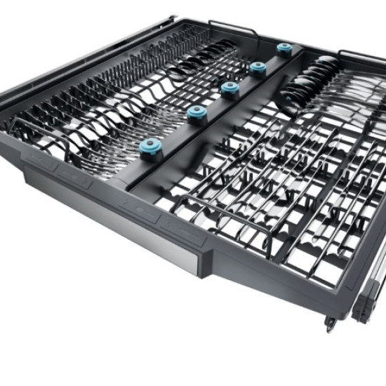 Haier XF 4A4M4PB mosogatógép, 14 teríték, inverter motor, 3 kosár, Wifi, automatikus ajtónyitás, 59.7x59.8x85 cm, fekete szín