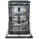 Haier XF 4A4M4PB mosogatógép, 14 teríték, inverter motor, 3 kosár, Wifi, automatikus ajtónyitás, 59.7x59.8x85 cm, fekete szín