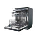 Haier XF 4A4M4PB mosogatógép, 14 teríték, inverter motor, 3 kosár, Wifi, automatikus ajtónyitás, 59.7x59.8x85 cm, fekete szín