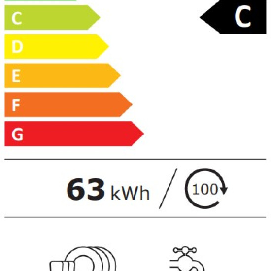 Haier XF1C3TB1FW mosogatógép, 11 teríték, inverter motor, 3 kosár, Wifi, automatikus ajtónyitás, 44.8x60.5x84.6 cm
