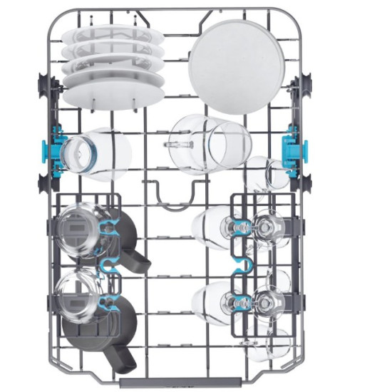 Haier XF1C3TB1FW mosogatógép, 11 teríték, inverter motor, 3 kosár, Wifi, automatikus ajtónyitás, 44.8x60.5x84.6 cm