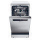 Haier XF1C3TB1FX mosogatógép, 11 teríték, Wifi, inverter motor, 3 kosár, automatikus ajtónyitás, 44.8x60.5x84.6 cm, inox