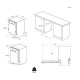 Haier XI1C1TB4LPCFB teljesen beépíthető mosogatógép, Wifi, 3 kosár, automatikus ajtónyitás, inverter motor, 11 teríték, 44.8x55.9x81.6 cm