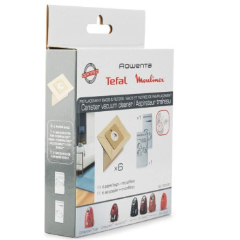 Rowenta ZR003901 porszívó PAPÍR porzsák 6db