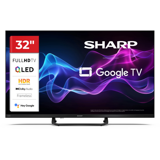 Sharp 32HF3865E Full HD Smart QLED TV, 32", 81.28 cm 