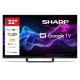 Sharp 32HF3865E Full HD Smart QLED TV, 32", 81.28 cm 