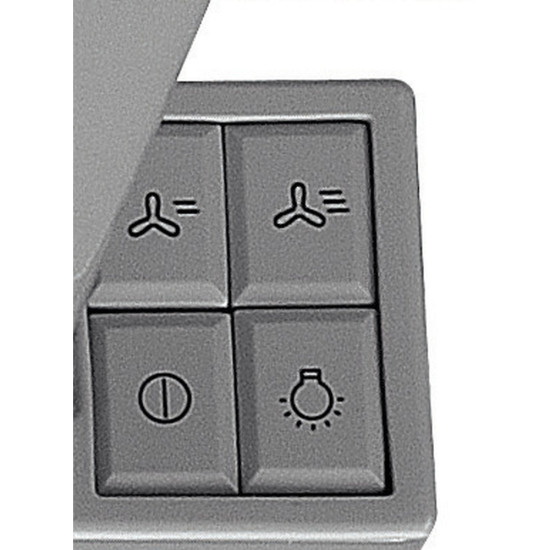 Whirlpool AKR 750 G SD beépíthető kihúzható konyhai elszívó, 59.8x30x18 cm, szürke szín