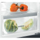 Whirlpool ARG 86122 beépíthető egyajtós hűtőszekrény fagyasztóval, 171/18L, 54x54.5x122 cm, inox szín 