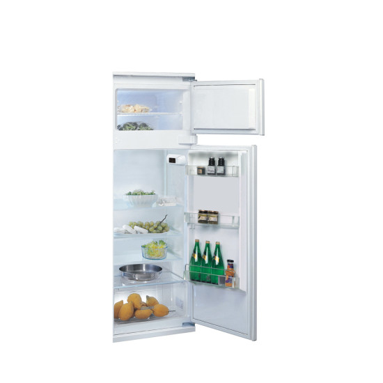 Whirlpool ART 3802 beépíthető felülfagyasztós kombinált hűtőszekrény, 178/40L, Zen Inverter Kompresszor, 54x54.5x144.1 cm, acél szín 