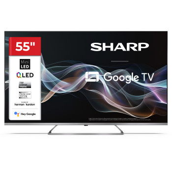Sharp 55JP7265E 4K UHD Smart QLED MiniLED TV, 55", 139.7 cm