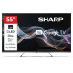 Sharp 55JP7265E 4K UHD Smart QLED MiniLED TV, 55", 139.7 cm