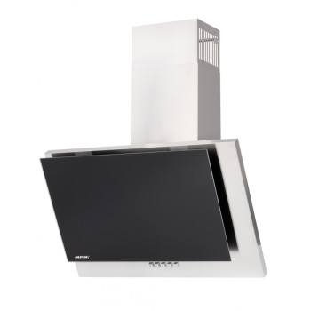 MPM MPM-60-OM-36 beépíthető falra szerelhető döntött kürtös konyhai elszívó, 