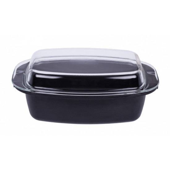 MPM sütőtál üveg tetővel, 5 L SBR-1