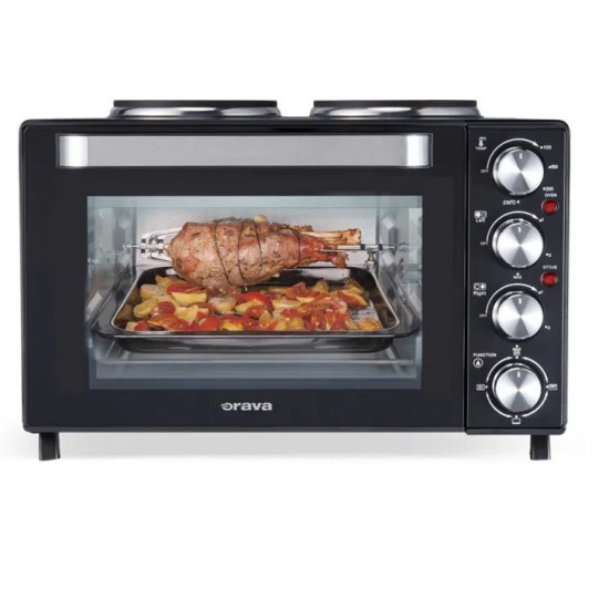 Orava ELEKTRAX48 48L mini sütő 2db főzőlappal