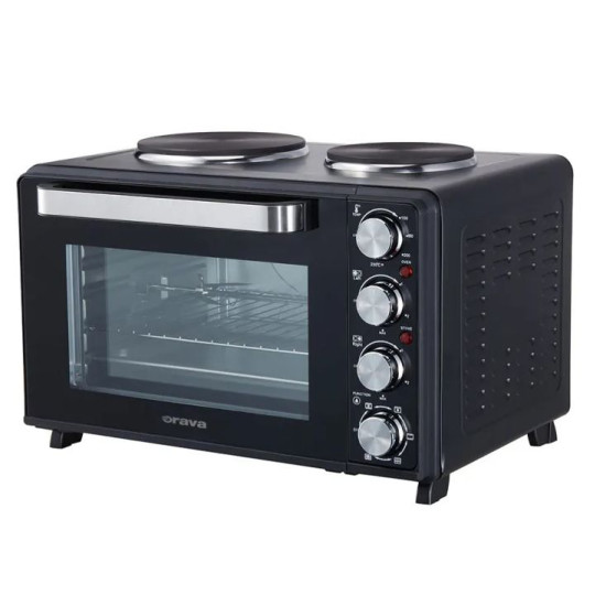 Orava ELEKTRAX48 48L mini sütő 2db főzőlappal