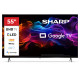 Sharp 55HP5265E 4K UHD Smart QLED TV, 55", 139.7 cm 