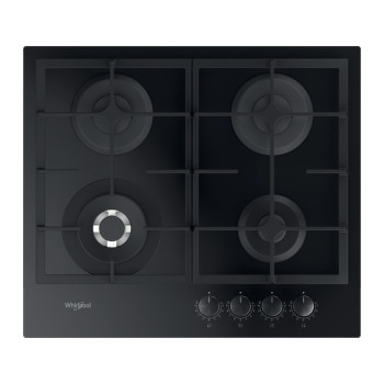 Whirlpool GOFL 629/NB1 beépíthető gáz főzőlap, 59x51x4.9 cm, fekete szín, wok égőfej 