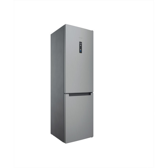 Indesit INFC9 TO32X Total No Frost alulfagyasztós kombinált hűtőszekrény, 263/104L, 59.6x67.8x202.7 cm, inox szín 