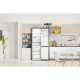 Indesit INFC9 TO32X Total No Frost alulfagyasztós kombinált hűtőszekrény, 263/104L, 59.6x67.8x202.7 cm, inox szín 