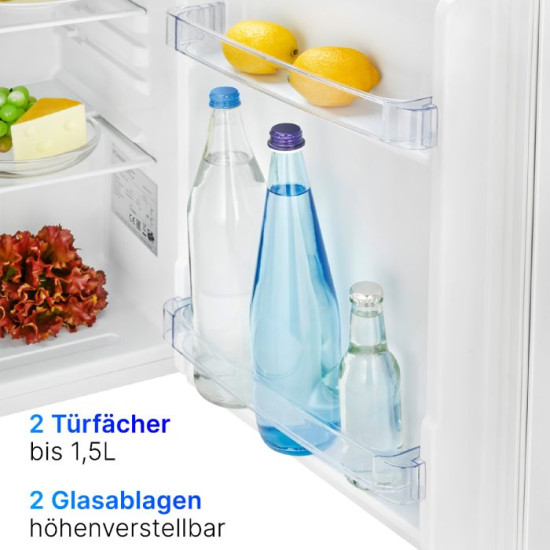 Bomann KB 7347 egyajtós mini hűtőszekrény, 58L, 47x45x63.2 cm 