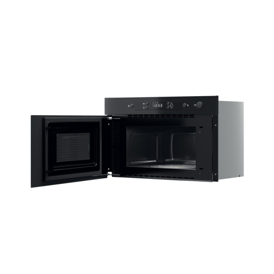 Whirlpool MBNA900B beépíthető mikrohullámú sütő, 22L, 750W, 59.5x32x38.2 cm, fekete szín 