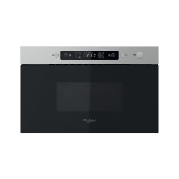Whirlpool MBNA920X beépíthető mikrohullámú sütő, 750W, 22L, 59.5x32x38.2cm inox szín