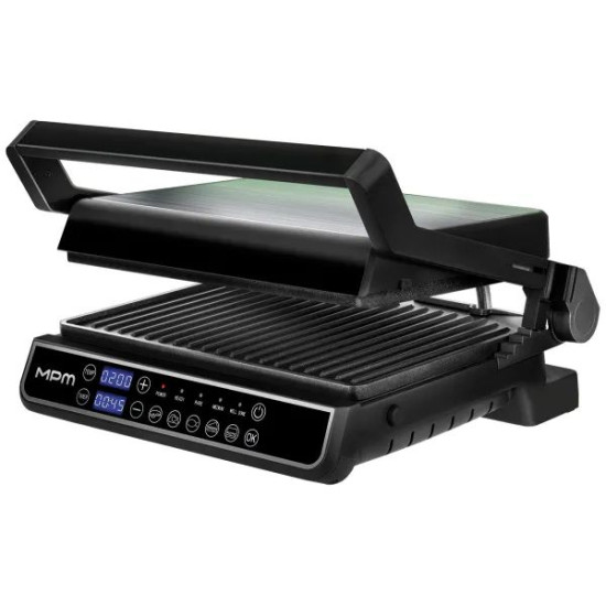 MPM MPM-MGR-14 kontakt grill, 2000W, fekete 