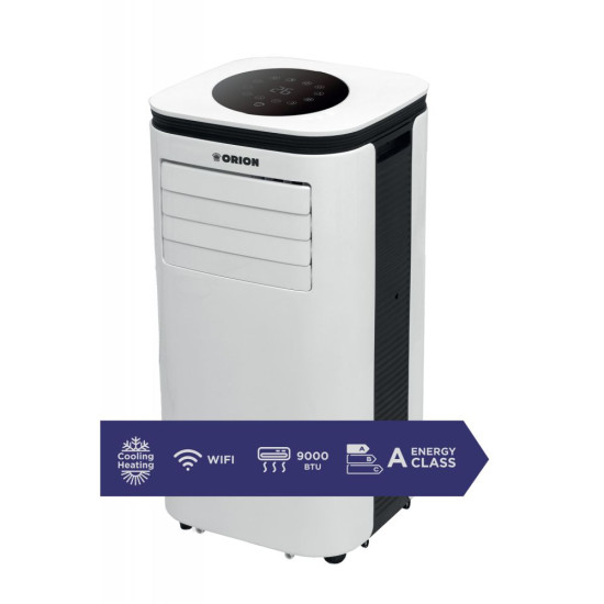 Orion OMAC2016C1 mobil klíma, 2.63kW, Wifi, hűtés, ventillálás, fehér/fekete szín 