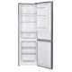 MPM MPM-312-FF-60-D Total No Frost alulfagyasztós kombinált hűtőszekrény, 210/83L, 60x60.5x186 cm, sötét inox szín 