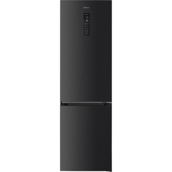 MPM MPM-400-FF-61/C Total No Frost alulfagyasztós kombinált hűtőszekrény, 264/113L, inverter kompresszor, 60x59x201 cm, night inox