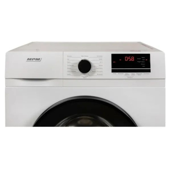 MPM MPM-4610-PK-42 elöltöltős mosógép, 6 kg, gőz, 60x45x85 cm 