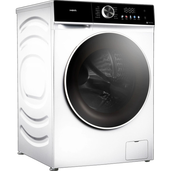 MPM MPM-5112-PT-44 elöltöltős mosógép, 10 kg, inverter motor, gőz, 60x63x85 cm